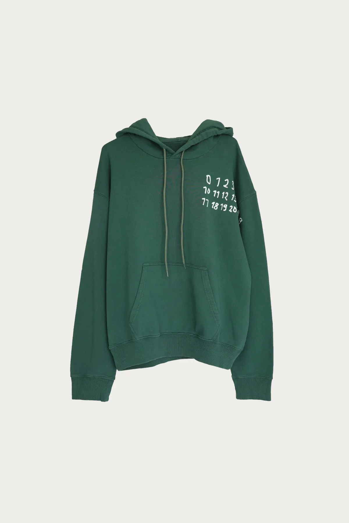 Numbers Hoodie - Green sold by Canoe Club