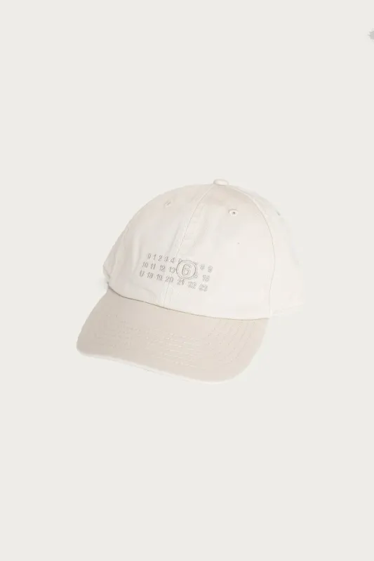 Numbers Hat - Ecru made by Maison Margiela