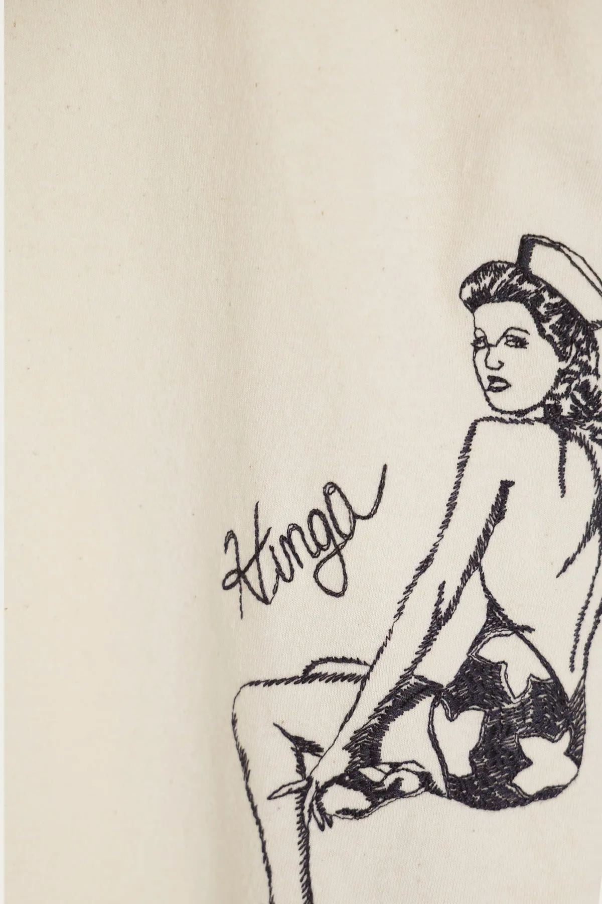 Pin-Up Tee - Natural sold by Canoe Club product image thumbnail 3