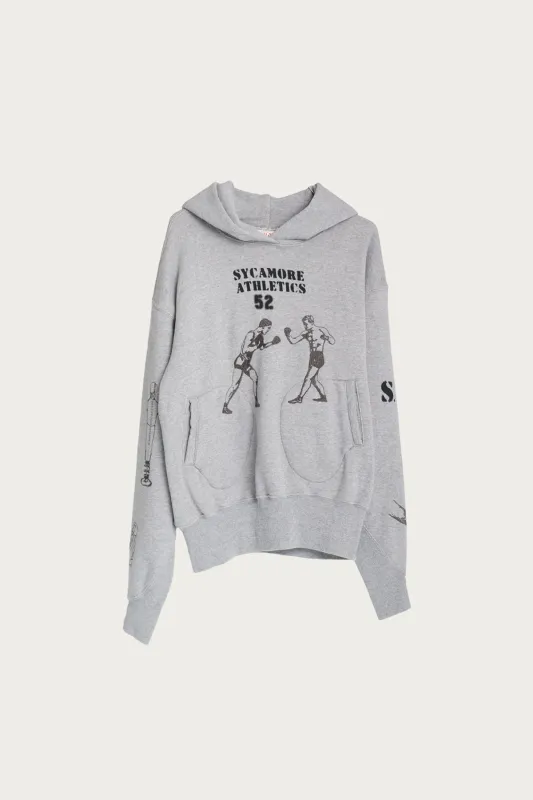 Boxing Hoodie - Heather Grey made by Samuel Zelig