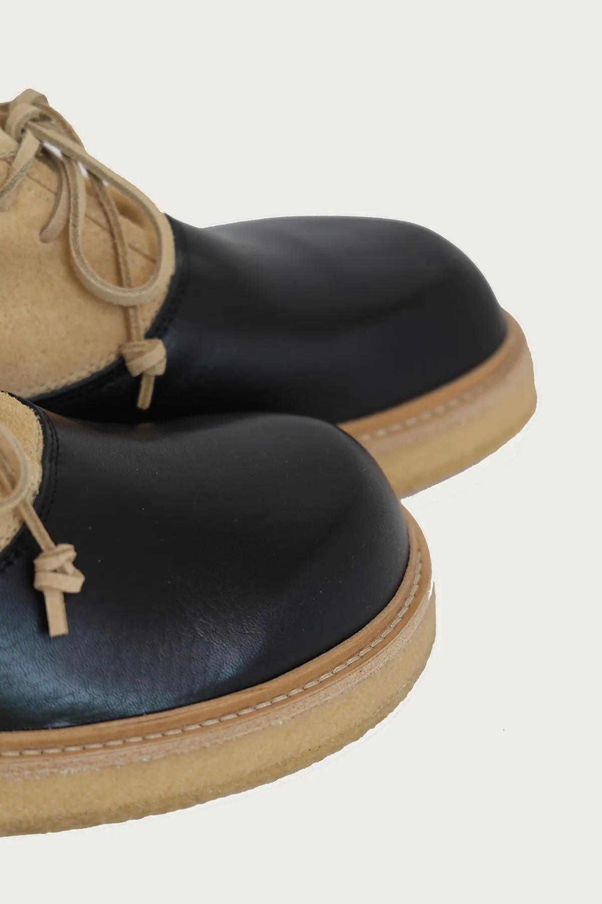 Two-Tone Boots - Milkshake/Black sold by Canoe Club product image thumbnail 4
