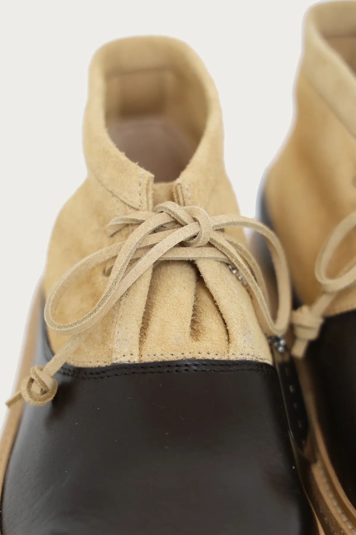 Two-Tone Boots - Milkshake/Black sold by Canoe Club product image thumbnail 5