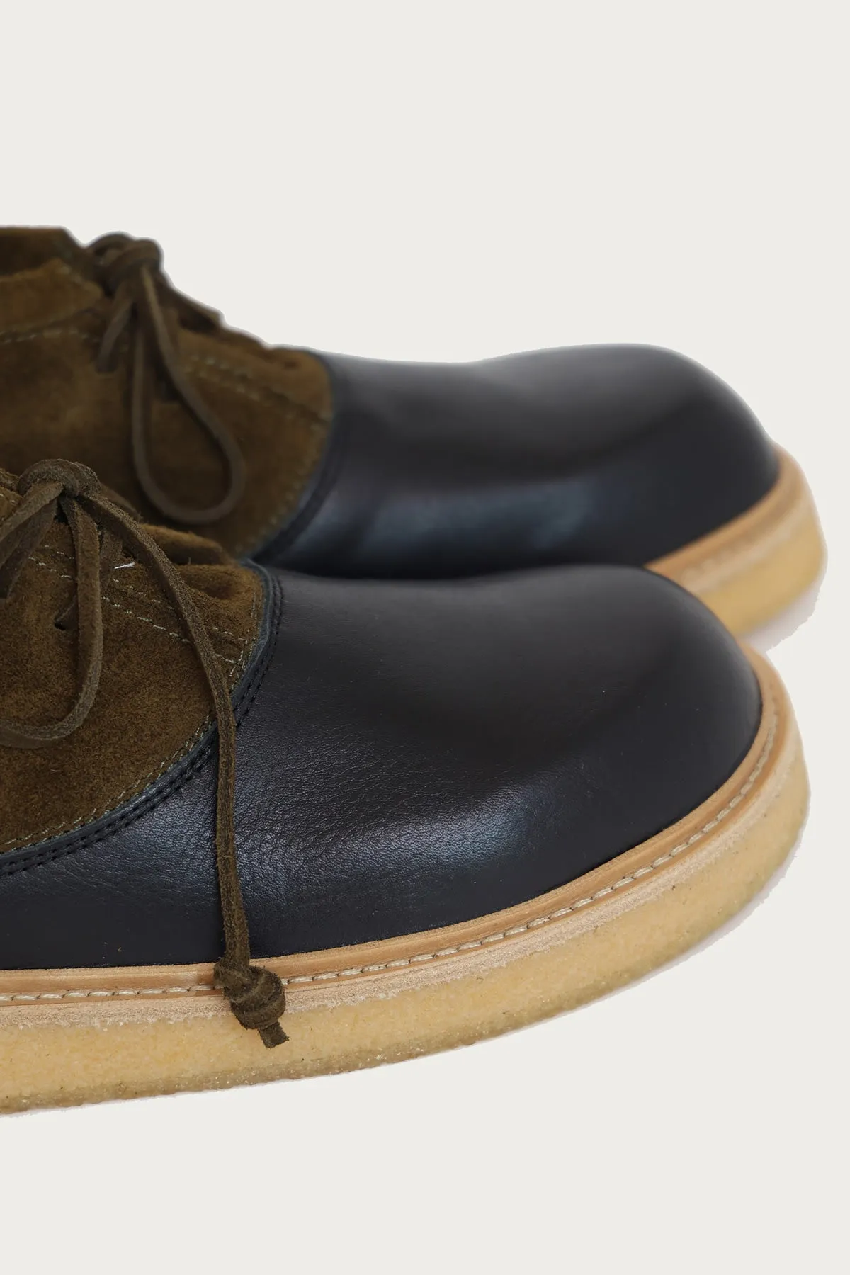 Two-Tone Boots - Dark Brown/Black sold by Canoe Club product image thumbnail 5