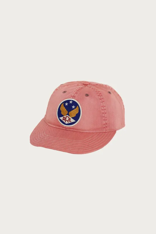 Garment-Dyed Twill Ball Cap - Red sold by Canoe Club