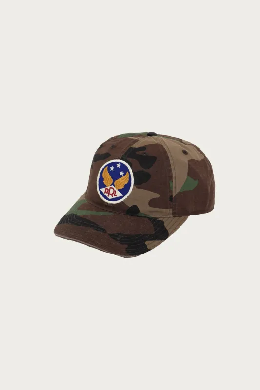 Garment-Dyed Ripstop Ball Cap - Camo sold by Canoe Club