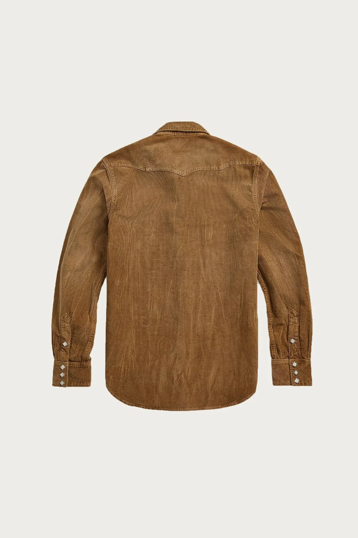 Slim Fit Corduroy Western Shirt - Tan sold by Canoe Club product image thumbnail 2