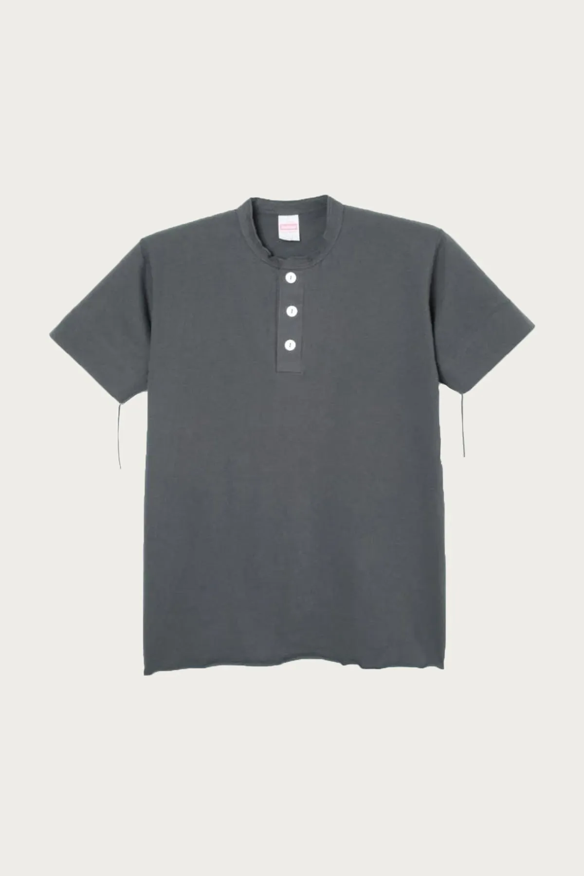 S/S Henley - Charcoal sold by Canoe Club
