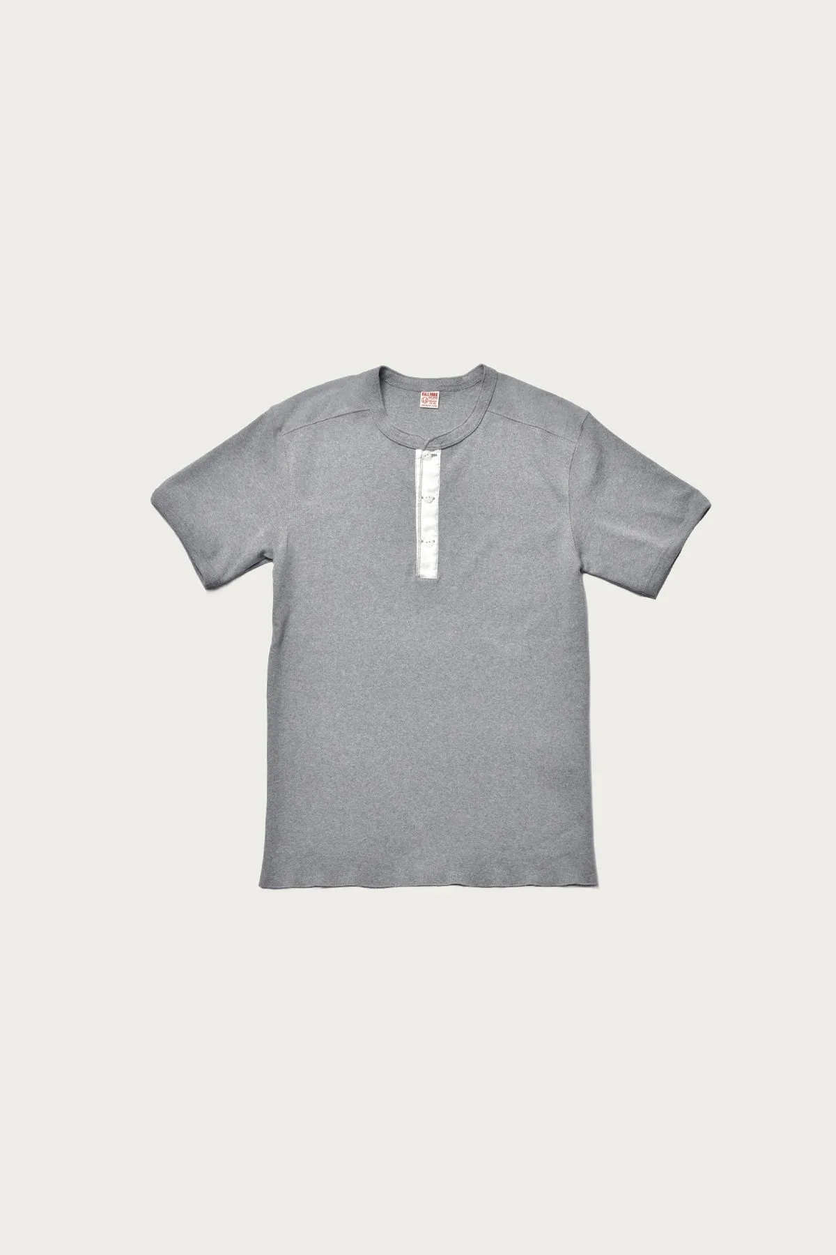 Union Henley Undershirt S/S - Grey sold by Canoe Club