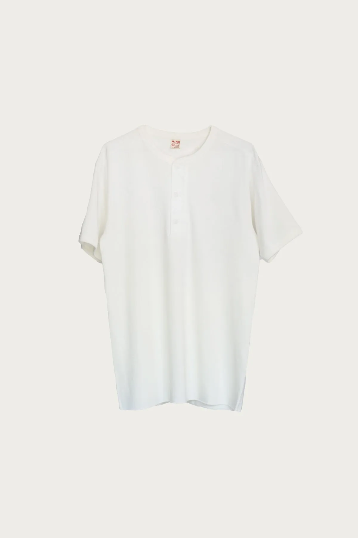 Union Henley Undershirt S/S - White sold by Canoe Club