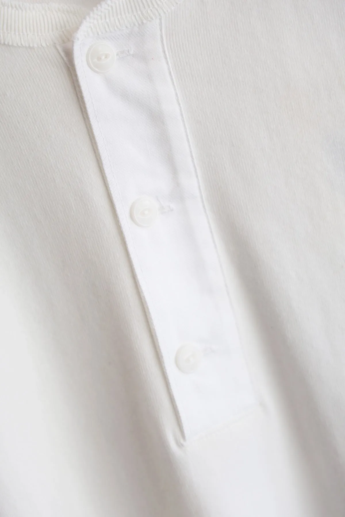 Union Henley Undershirt S/S - White sold by Canoe Club product image thumbnail 2