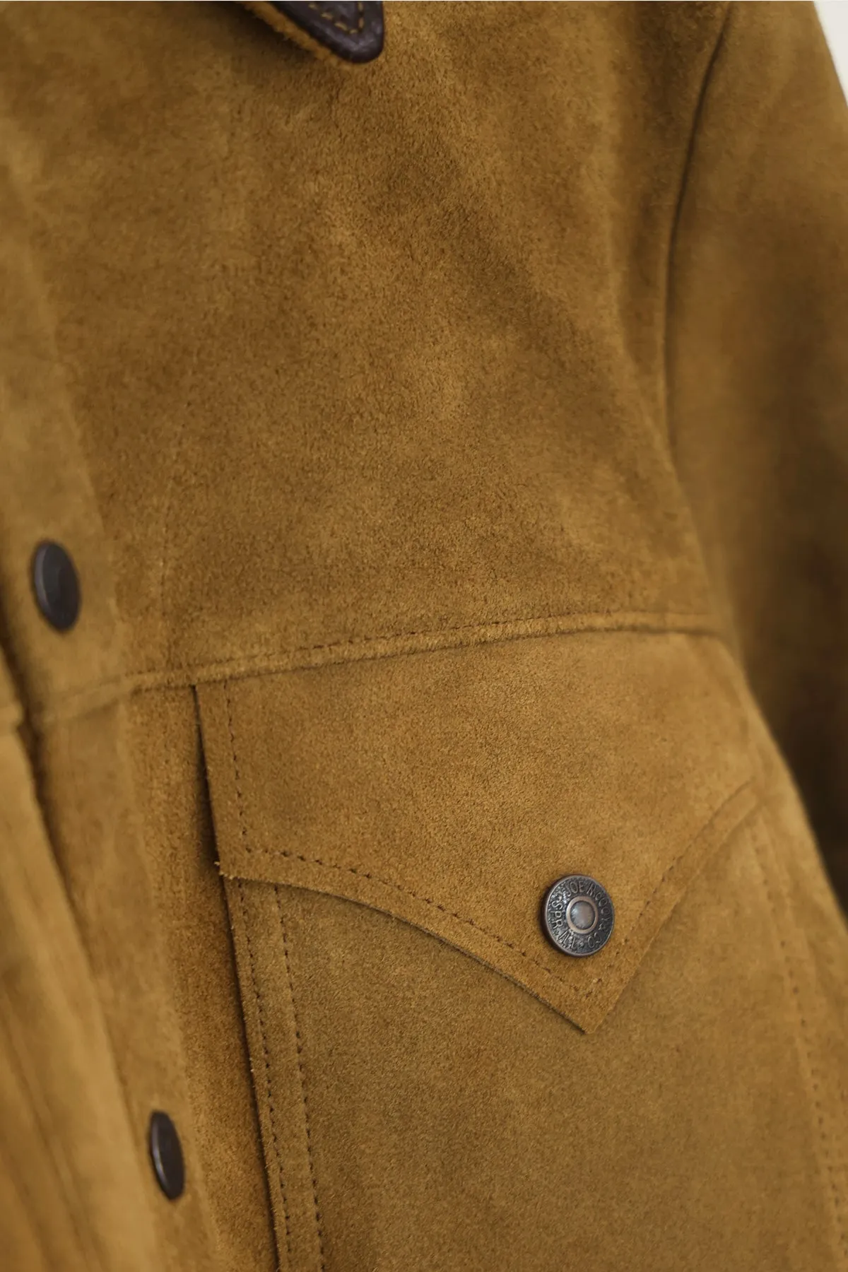 Rough Out Leather Western Jacket - Tan sold by Canoe Club product image thumbnail 3