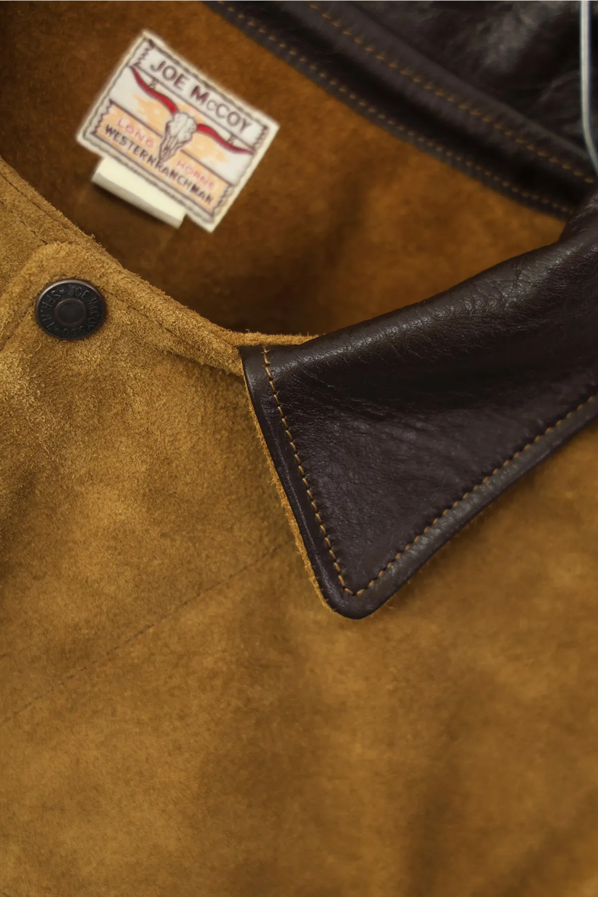 Rough Out Leather Western Jacket - Tan sold by Canoe Club product image thumbnail 2