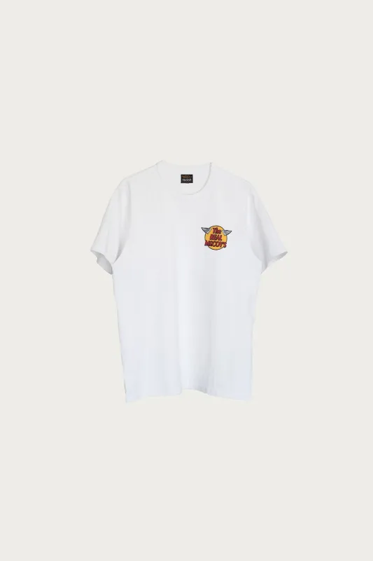 The Real McCoy's Logo Tee - White sold by Canoe Club