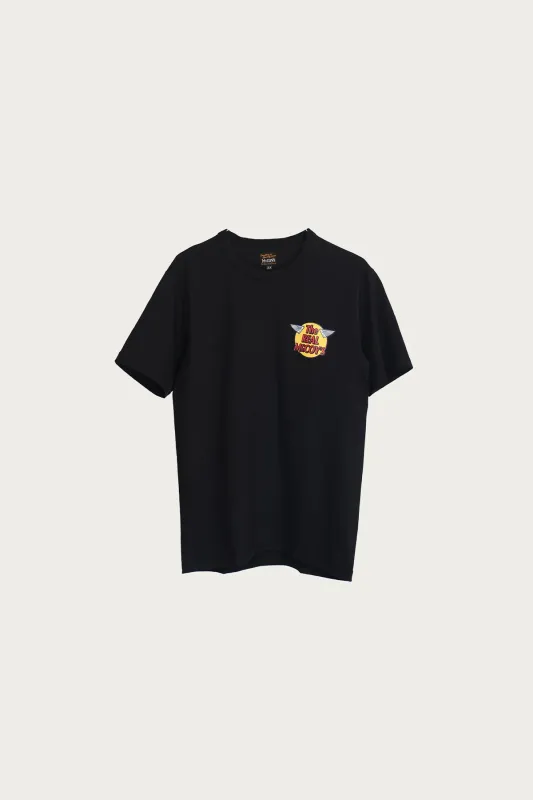 The Real McCoy's Logo Tee - Black sold by Canoe Club