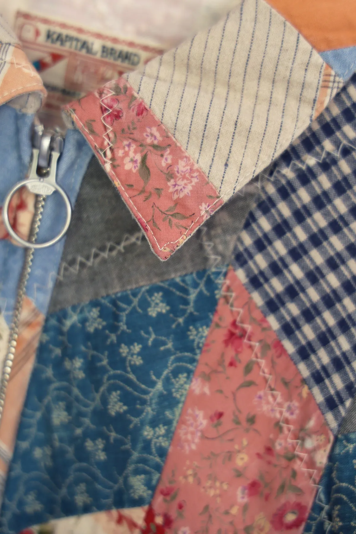 YABANE Quilt Patchwork Drizzler JKT - Trico sold by Canoe Club product image thumbnail 3