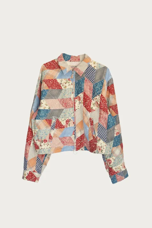 YABANE Quilt Patchwork Drizzler JKT - Trico sold by Canoe Club