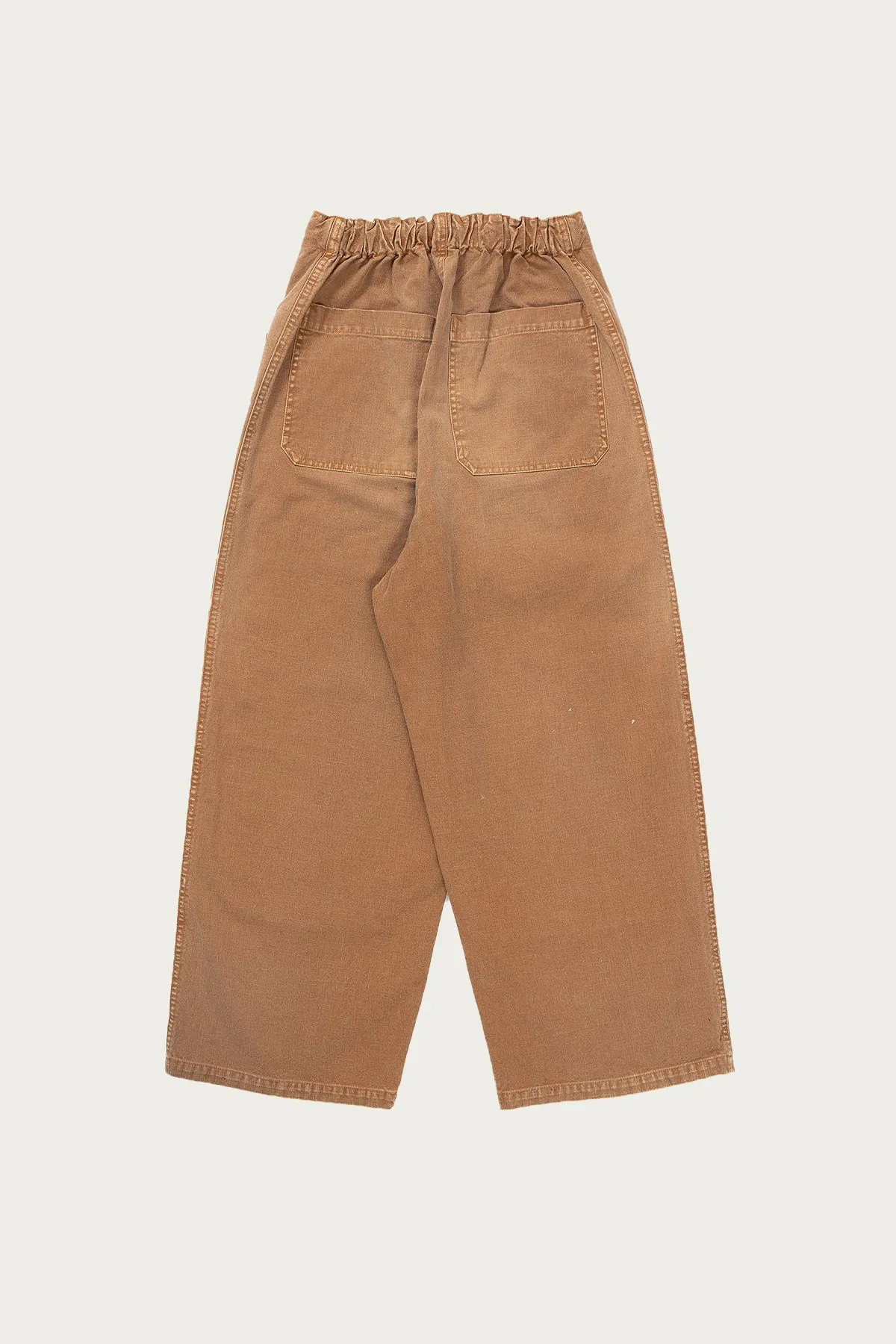 Canvas W-Knee EASY Baggy Pants (BANANA Patch Remake) - Gold sold by Canoe Club product image thumbnail 2