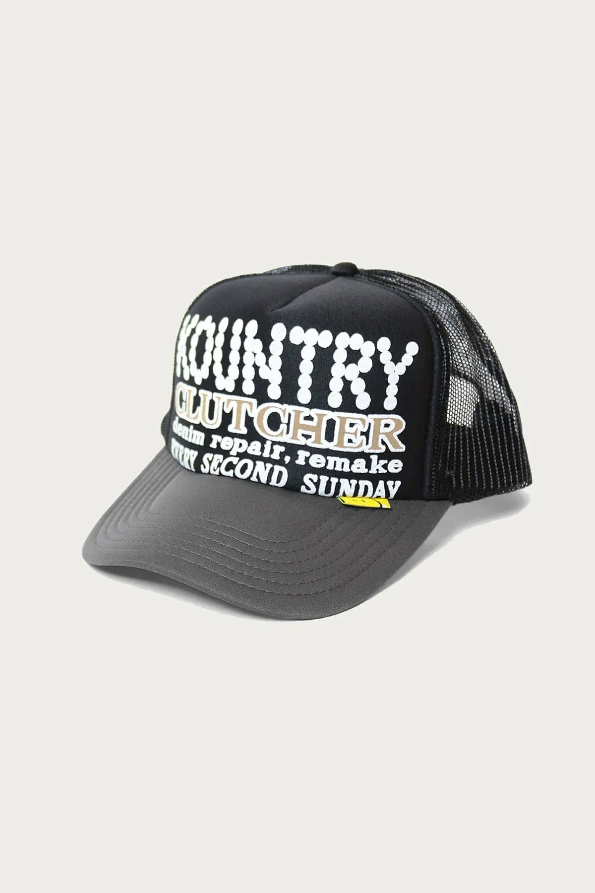KOUNTRY PEARL CLUTCHER TRUCK CAP - Black/Gray sold by Canoe Club