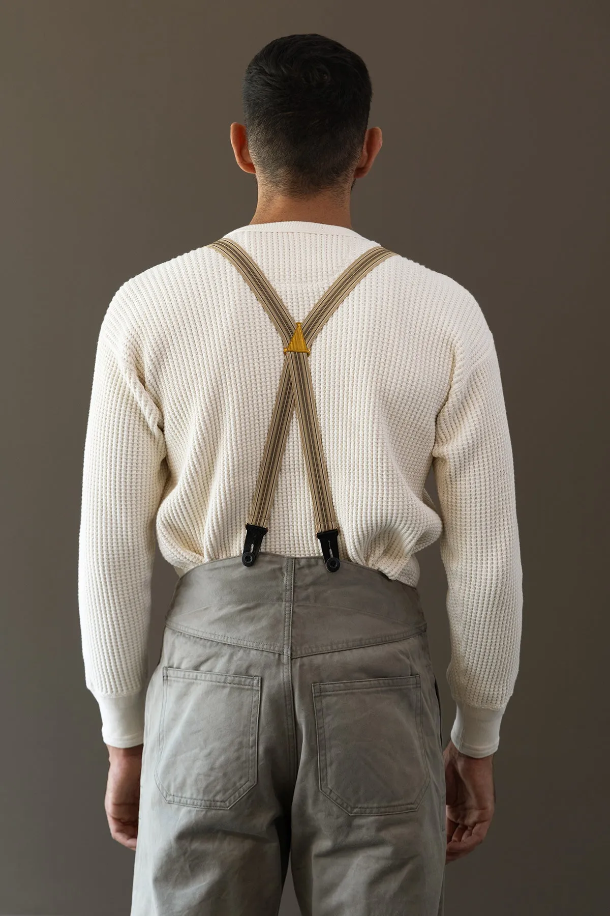 Lot.005 Suspender - Multi Stripe Beige sold by Canoe Club product image thumbnail 3