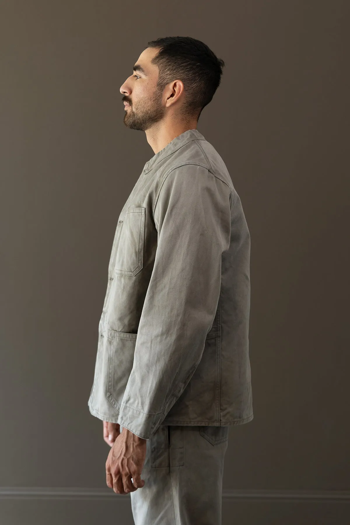 Lot.315 Railroad Jacket - Logwood Dyed Gray sold by Canoe Club product image thumbnail 4