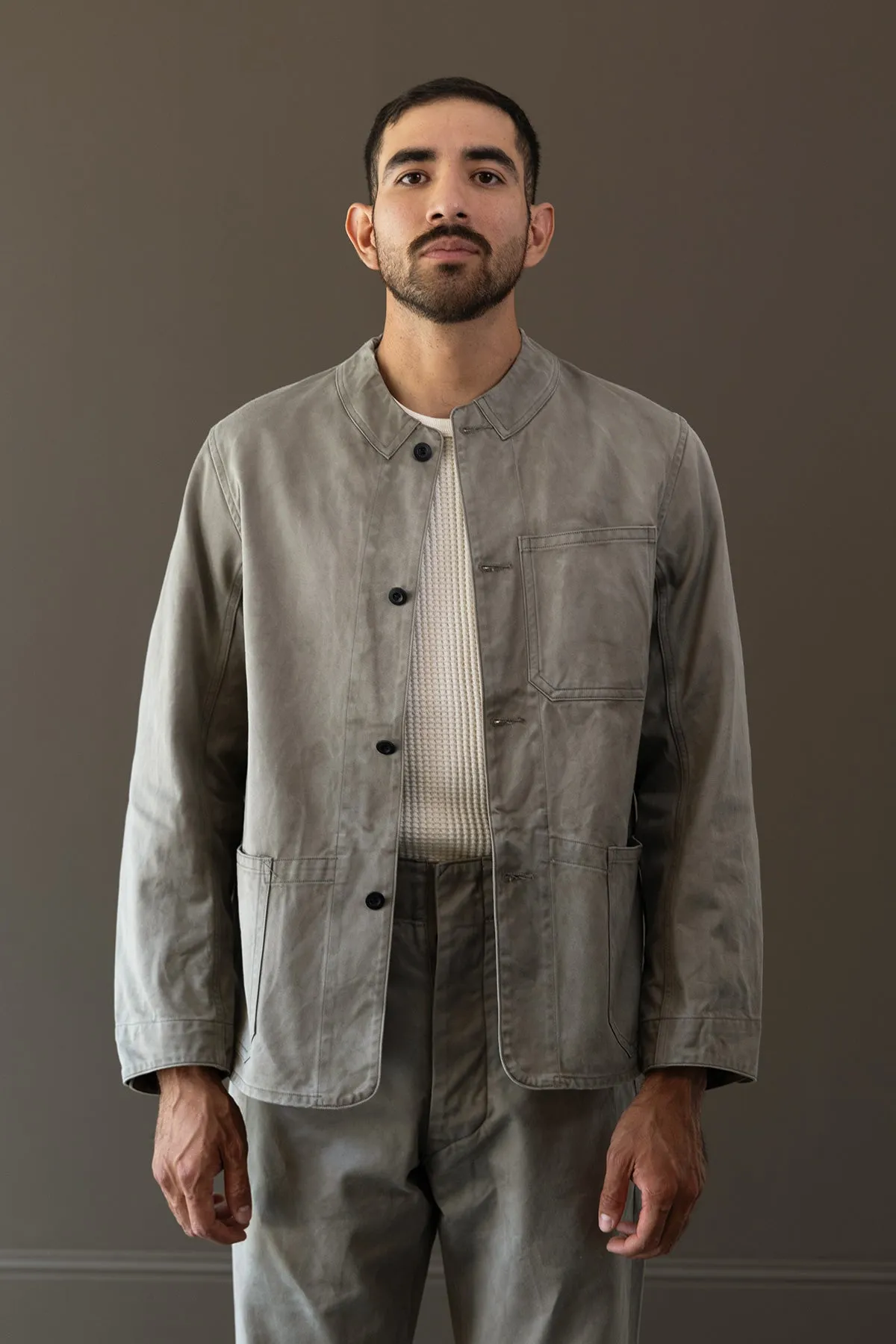Lot.315 Railroad Jacket - Logwood Dyed Gray sold by Canoe Club product image thumbnail 3