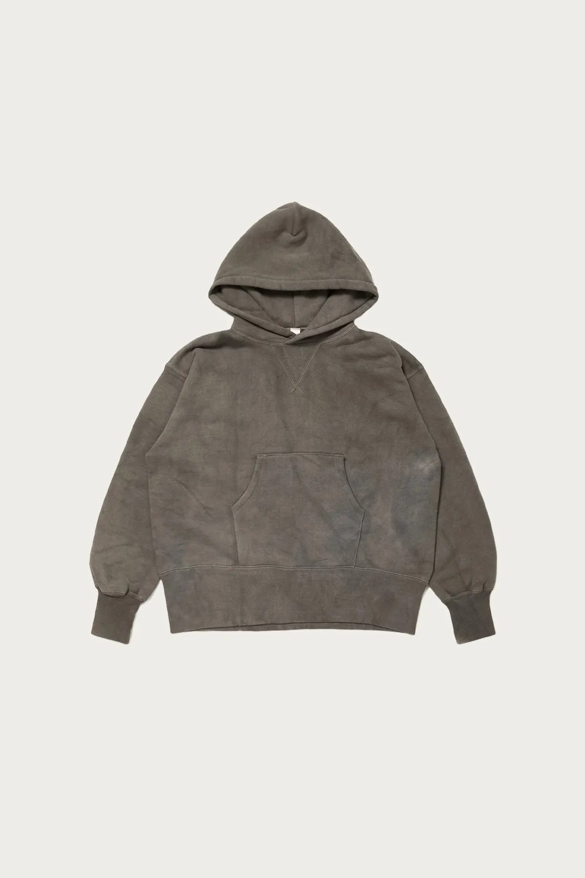 Lot.606 Hooded Sweatshirt - Logwood Dyed Gray sold by Canoe Club