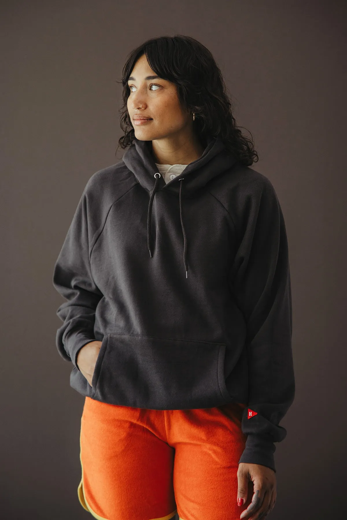 Classic Sweat Hoodie - Faded Black sold by Canoe Club product image thumbnail 2