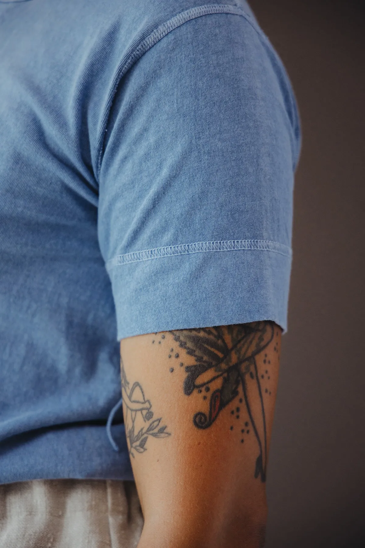 Garment Pigment Dye S/S Henley - Royal Blue sold by Canoe Club product image thumbnail 4