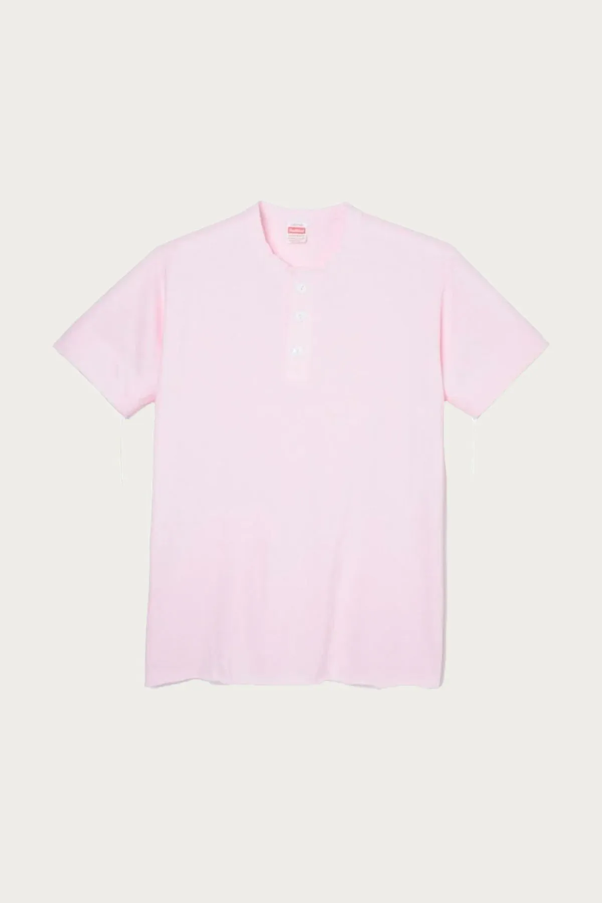 S/S Henley - Dull Pink sold by Canoe Club