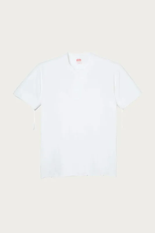 S/S Henley - White made by Canoe Club