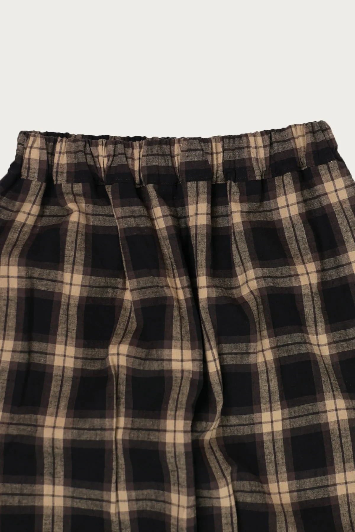 Studio Pant - Black/Brown Tan Plaid sold by Canoe Club product image thumbnail 2