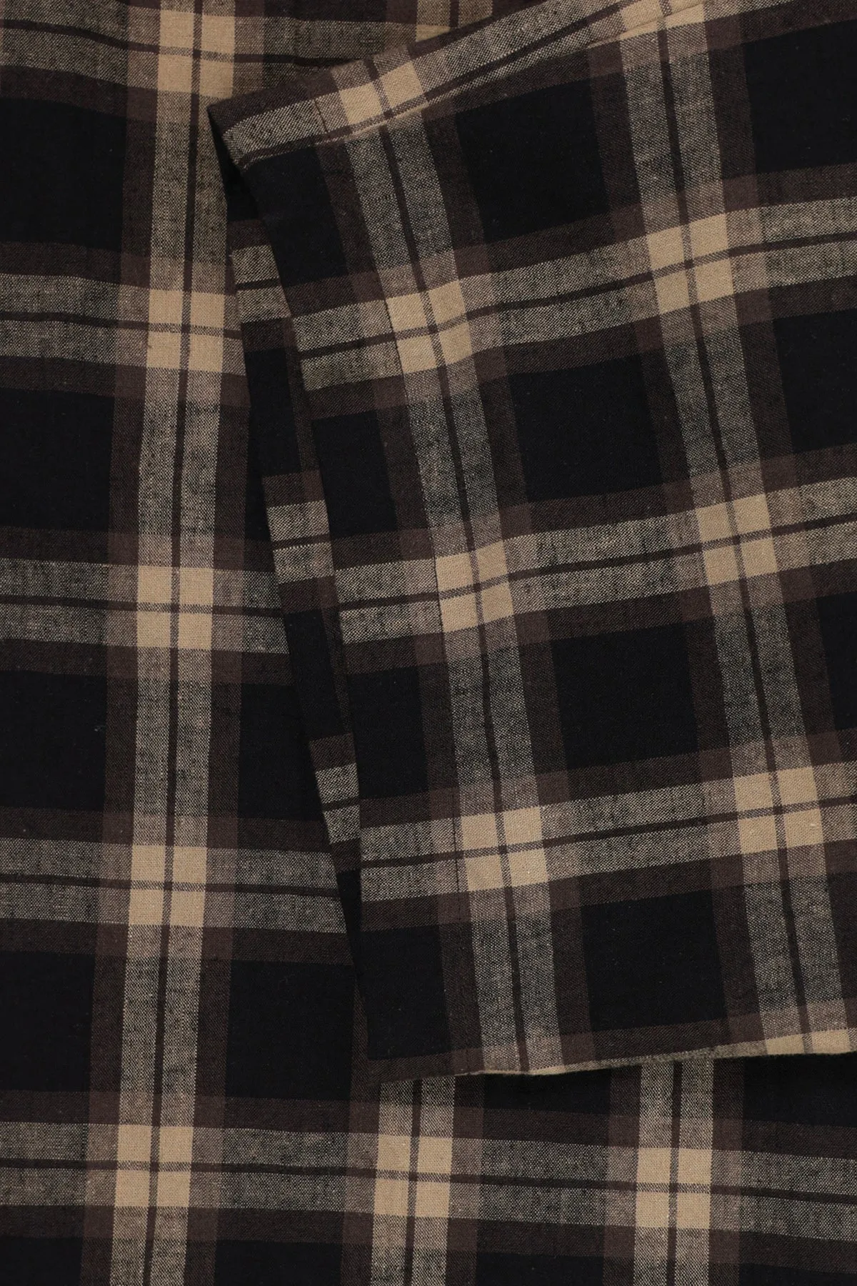 Studio Pant - Black/Brown Tan Plaid sold by Canoe Club product image thumbnail 3