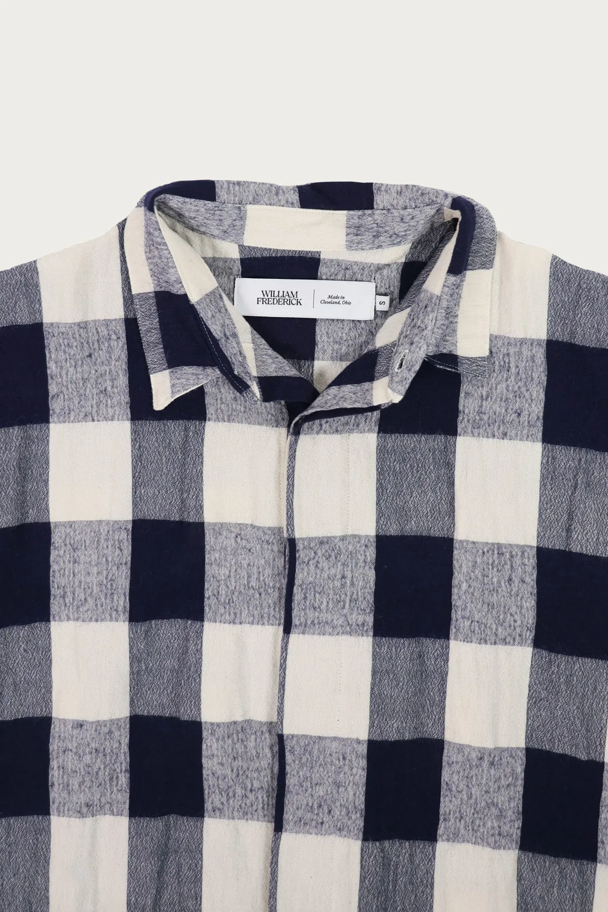 Cafe Shirt - Plaid Gauze sold by Canoe Club product image thumbnail 2