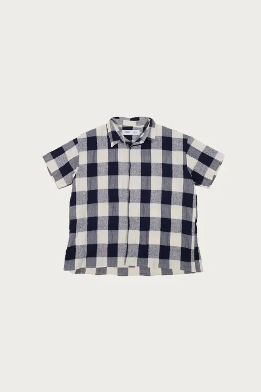 Cafe Shirt - Plaid Gauze made by Canoe Club