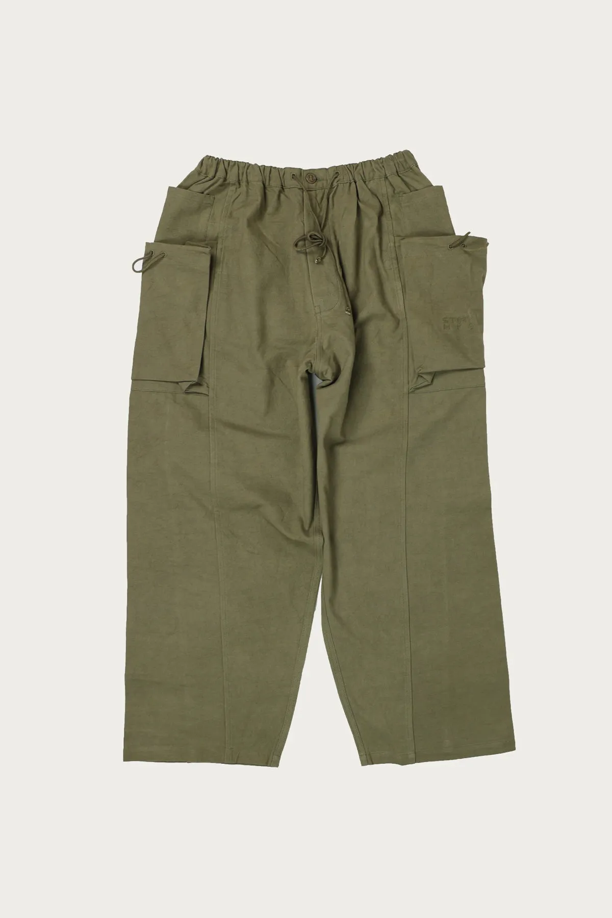 Salt Pants - Olive Slub sold by Canoe Club