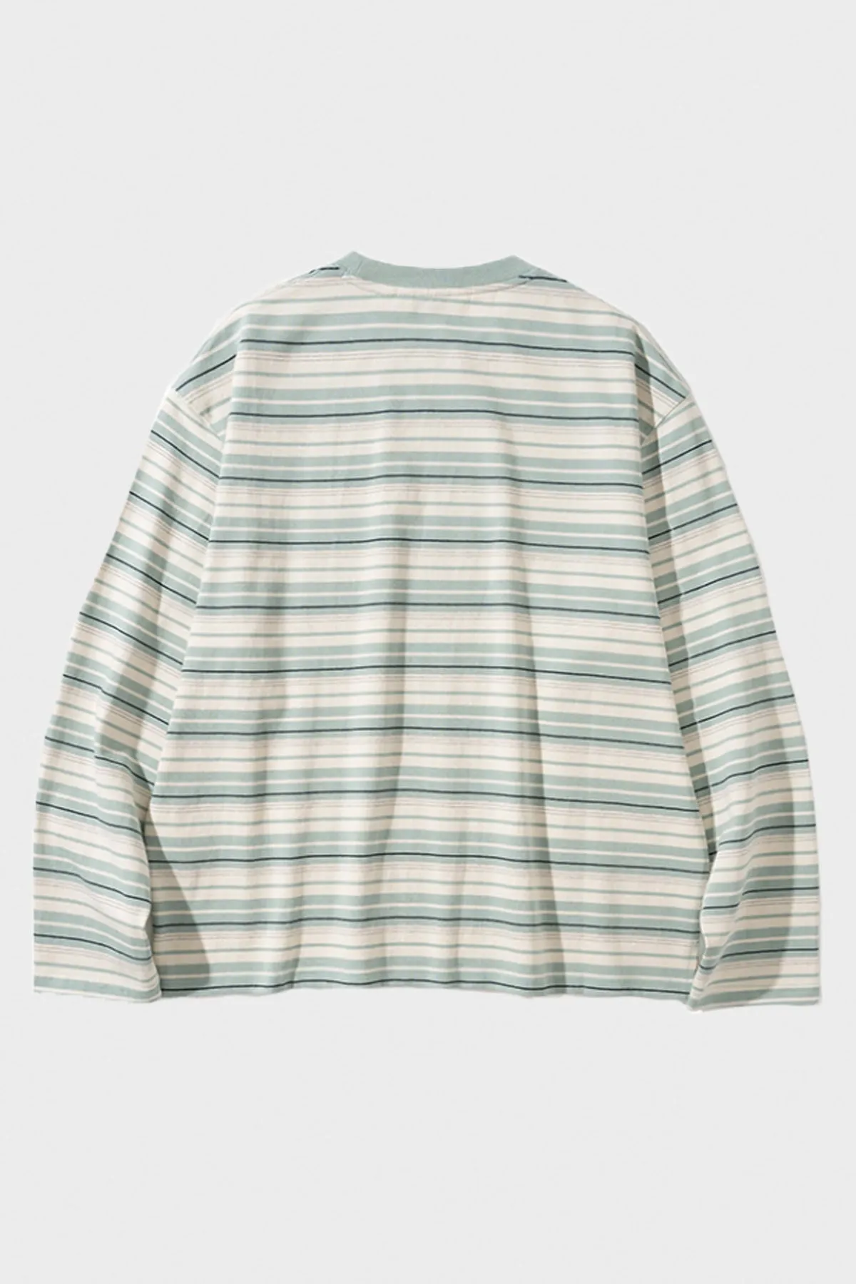 Vintage Stripe L/S Tee - Mint sold by Canoe Club product image thumbnail 2