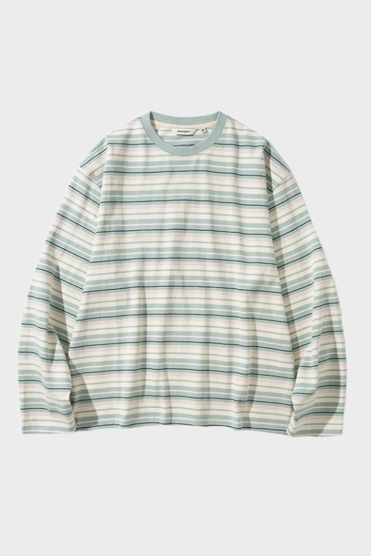 Vintage Stripe L/S Tee - Mint sold by Canoe Club