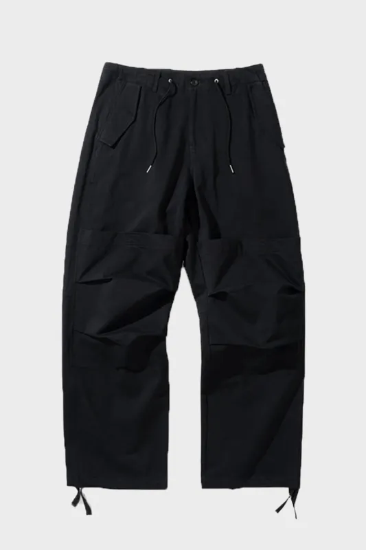 Military Parachute Pants - Black sold by Canoe Club