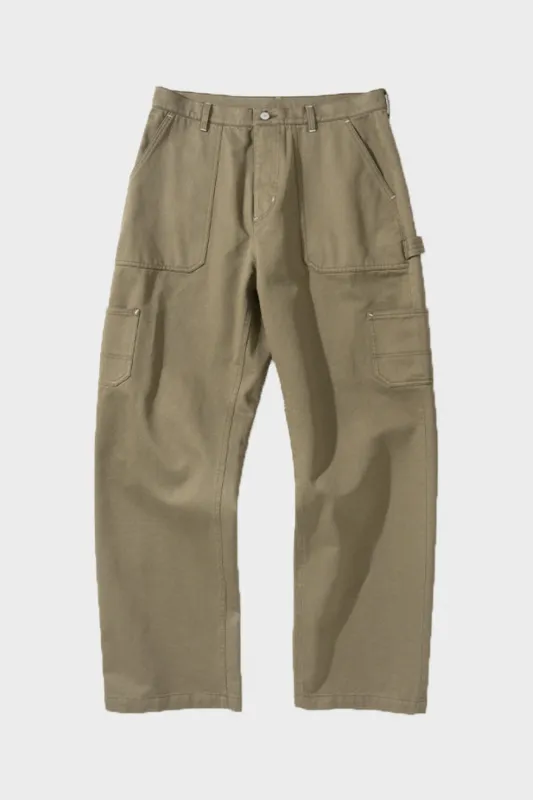 Coverall Work Pants - Khaki sold by Canoe Club