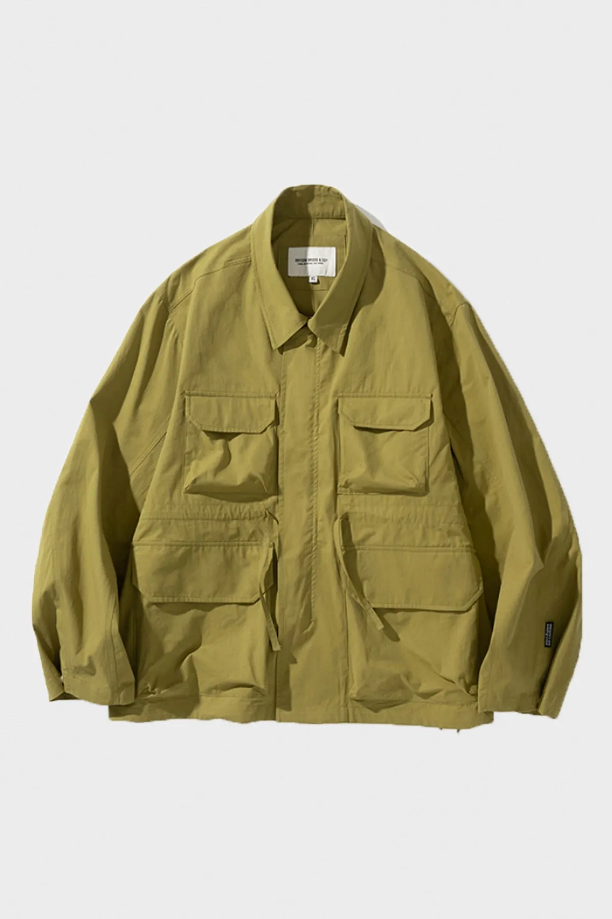 4 Pocket Coach Jacket - Mustard Green sold by Canoe Club