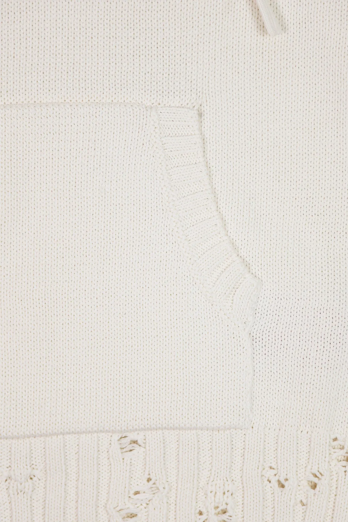 Dishevelled Cotton 5 Gauge Hoodie - Lily White sold by Canoe Club product image thumbnail 4