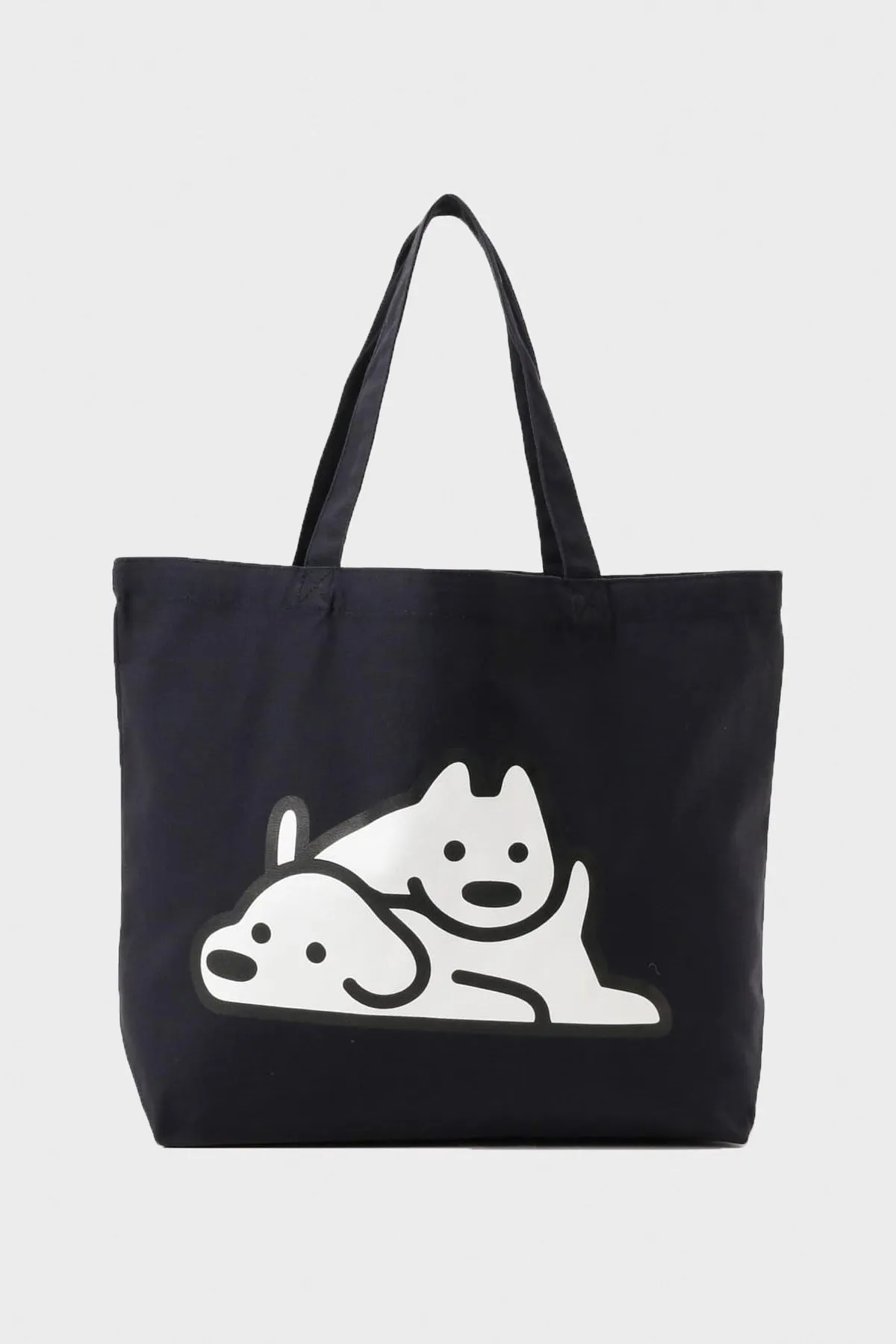 Matsui Dog Tote Bag B - Navy sold by Canoe Club