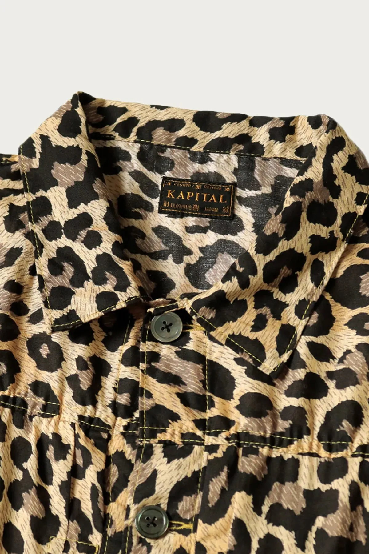 Gauze Leopard 1st JKT - Brown sold by Canoe Club product image thumbnail 3