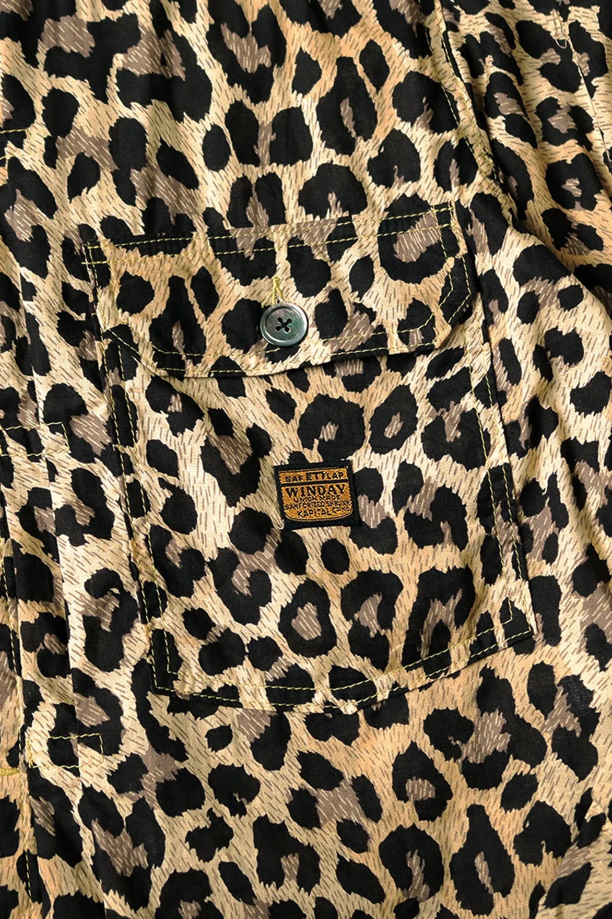 Gauze Leopard 1st JKT - Brown sold by Canoe Club product image thumbnail 4