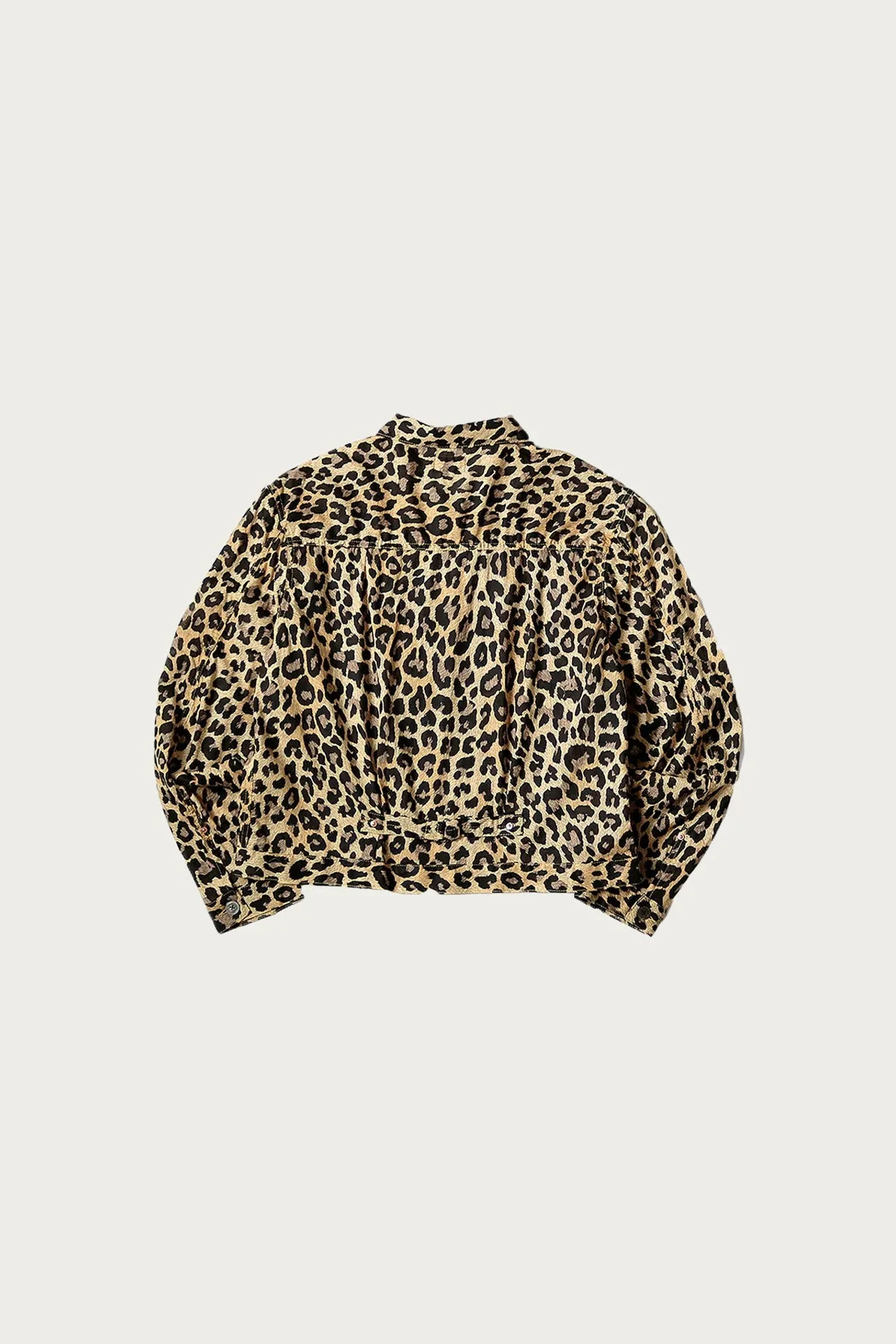 Gauze Leopard 1st JKT - Brown sold by Canoe Club product image thumbnail 2