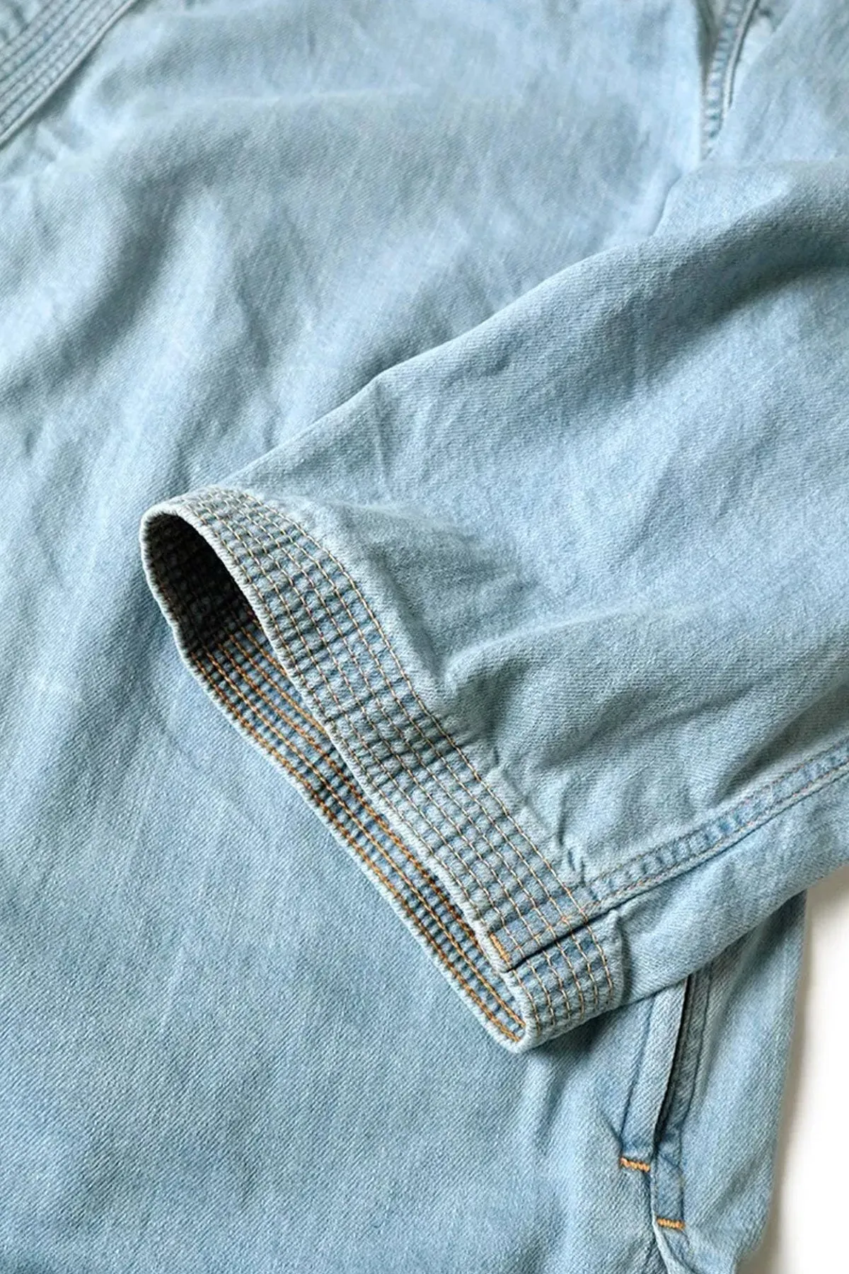 8oz Denim Kakashi Shirt - Light Indigo sold by Canoe Club product image thumbnail 2