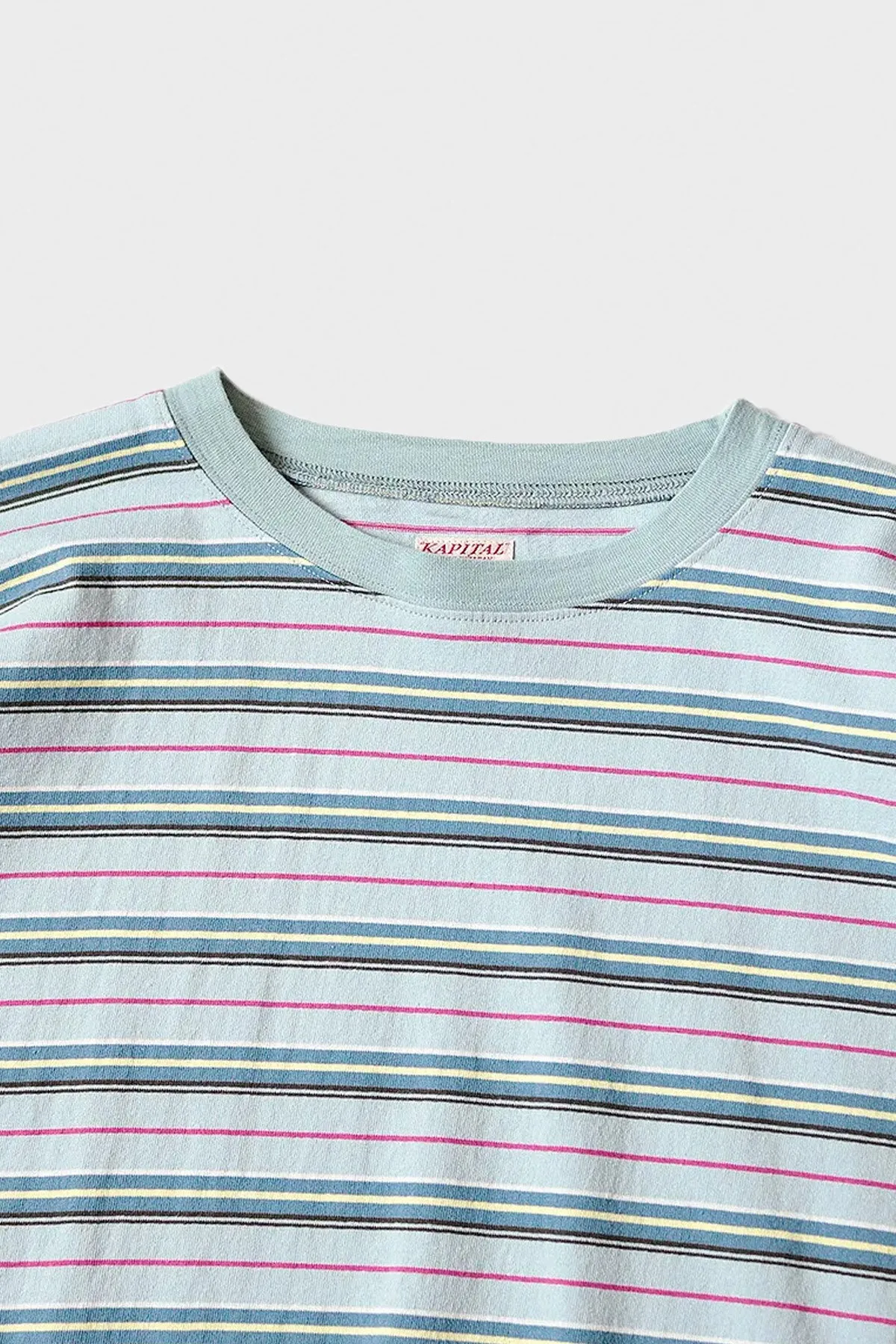 Multi Stripe Jersey HUGE-T - Light Blue/Blue sold by Canoe Club product image thumbnail 2