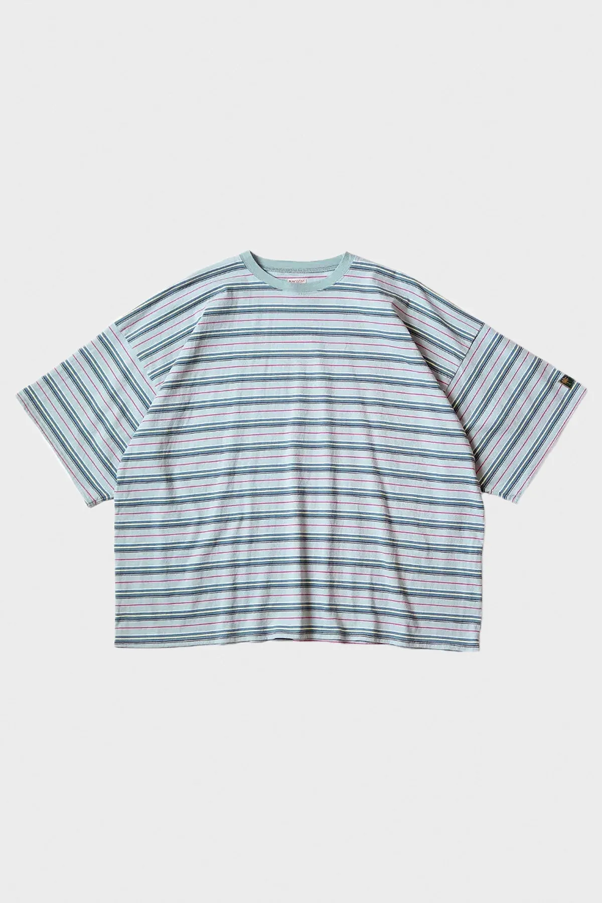 Multi Stripe Jersey HUGE-T - Light Blue/Blue sold by Canoe Club