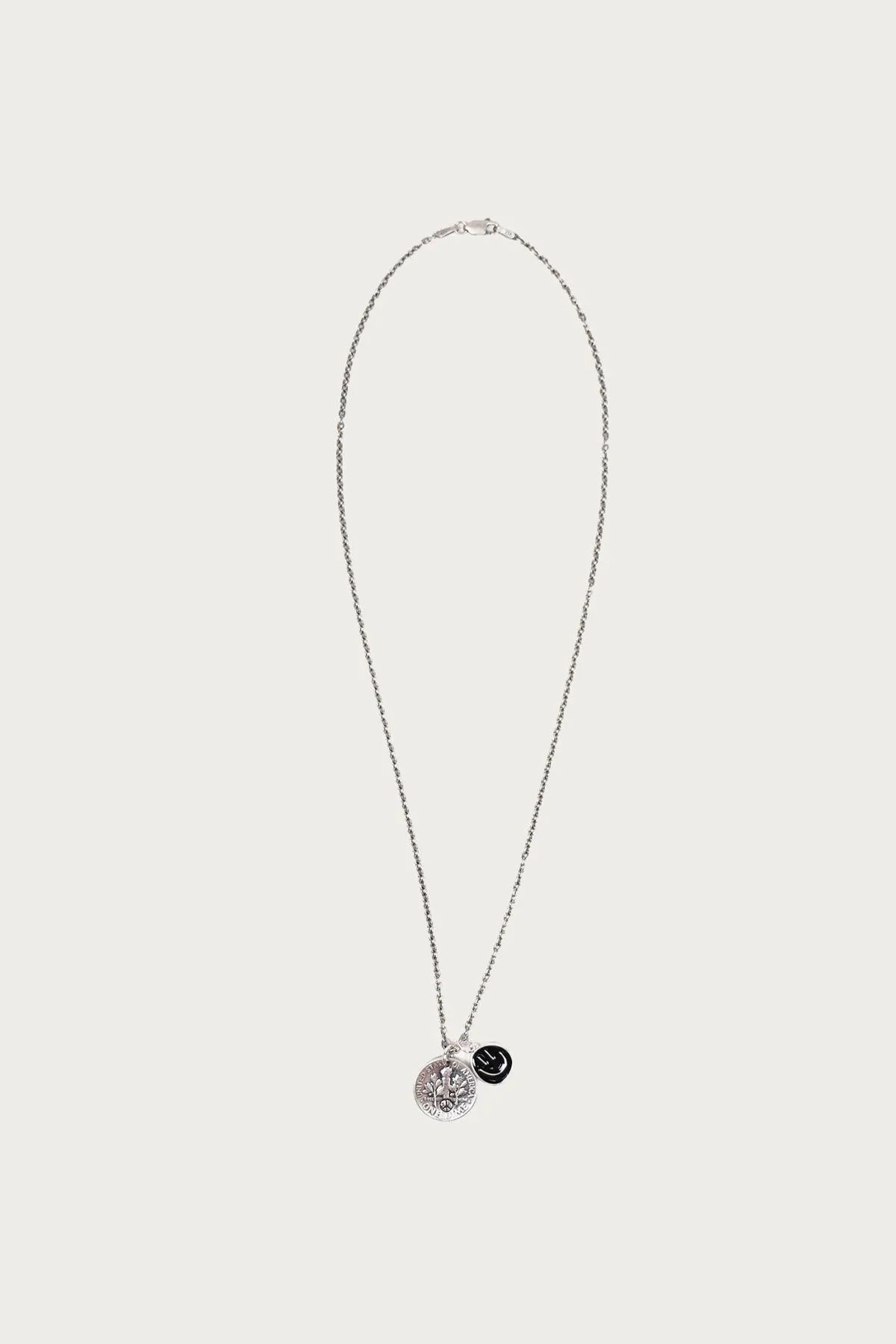 Black Smiley Necklace sold by Canoe Club