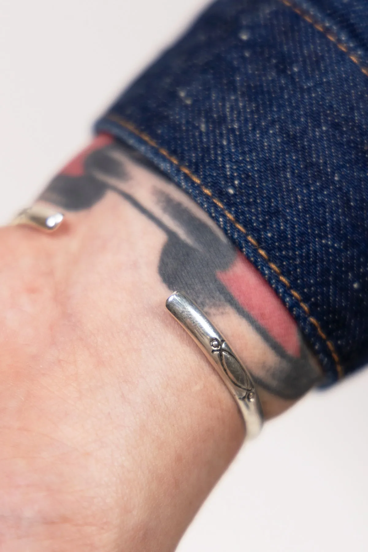 Medium Stamp Bangle sold by Canoe Club product image thumbnail 3